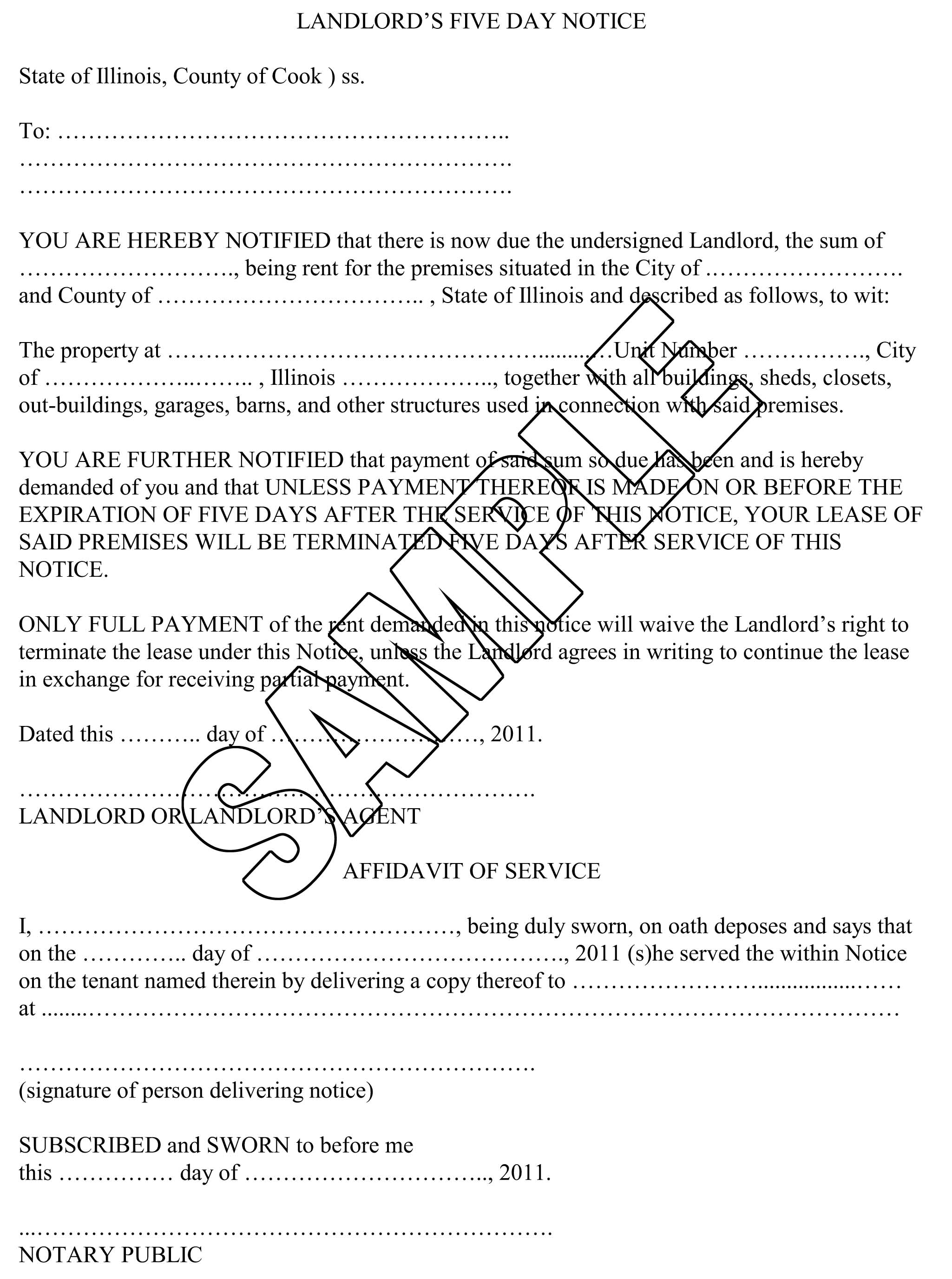 lease termination notice sample lease agreement